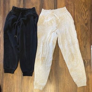 Kids Jogger Pants Set - Black and Gray